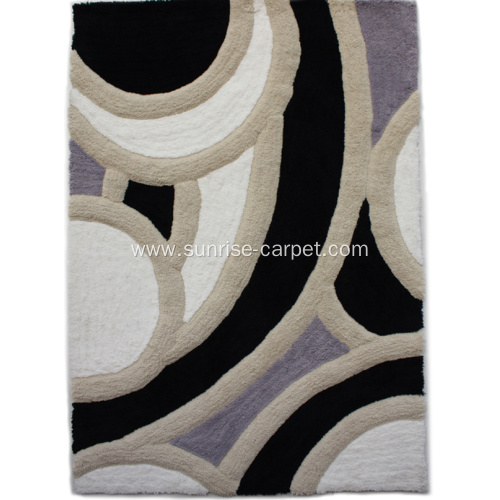 Microfiber With Fantastic 3D Design Carpet